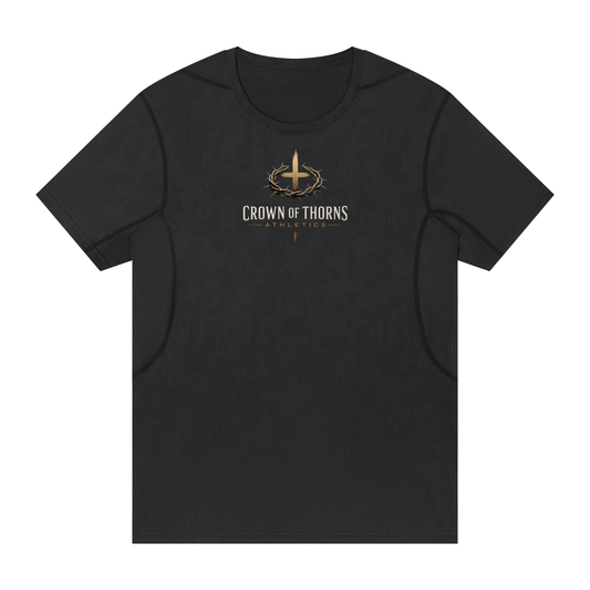 Men's Athletic Joshua 1:9 Slim Mesh T-Shirt
